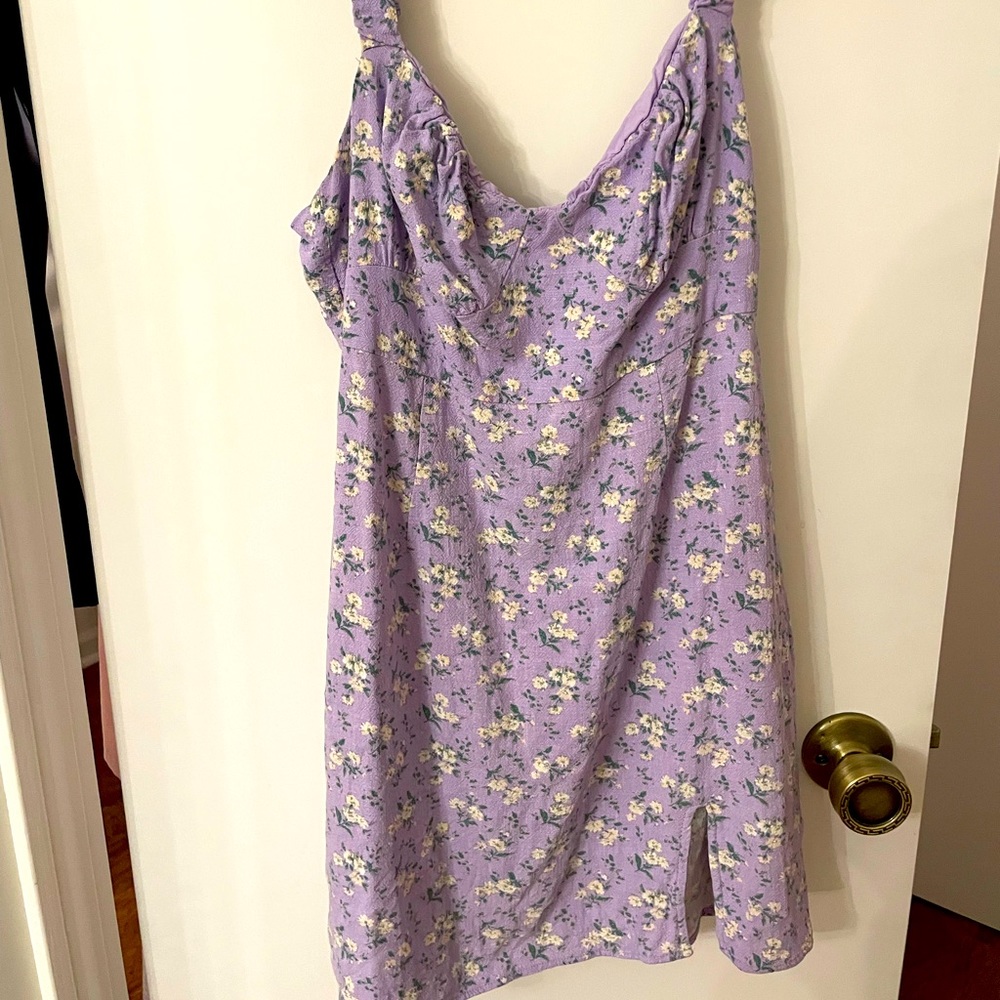 Light purple flower dress